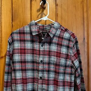 Pac Sun Men’s Long Sleeved Flannel Button Down Shirt Size M